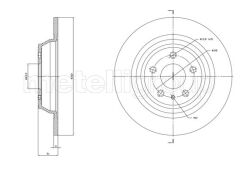 CIFAM 8001786C FREN DİSKİ ARKA FORD MONDEO 14>