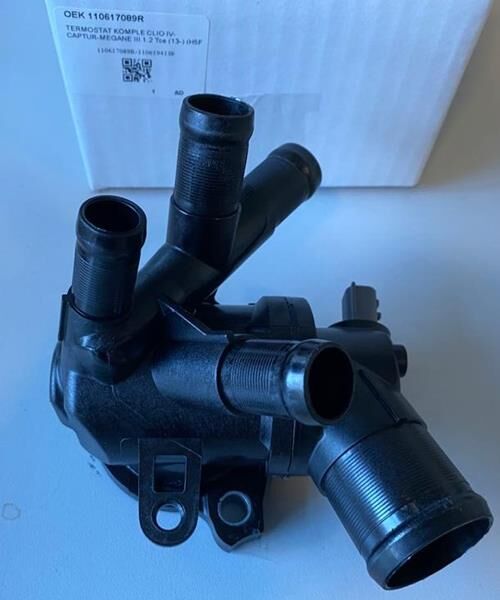 OE-ORIJINAL 110617089R TERMOSTAT 95 C KOMPLE RENAULT CLIO IV 12> CAPTUR 13>MEGANE IV 15> DACIA DUSTER 13> DOKKER 12> NISS AN QASHQAI II J11 15> 1.2 TCe H5F