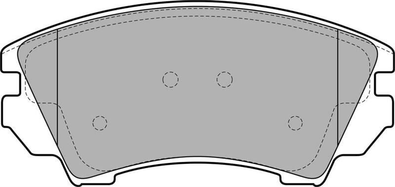 VALEO 671046 ÖN BALATA OPEL ASTRA J 12 >14 > INSIGNIA 08 >11 > ZAFIRA 11 > SAAB 9.5 10 >17 JANT GDB1783