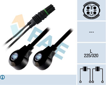 FAE 60222 VURUNTU SENSORU BMW N43 N45 N46 M52 M54 E81 E88 E36 E46 E90 E39 E60 E38 E65 E84 E83 E53 E85
