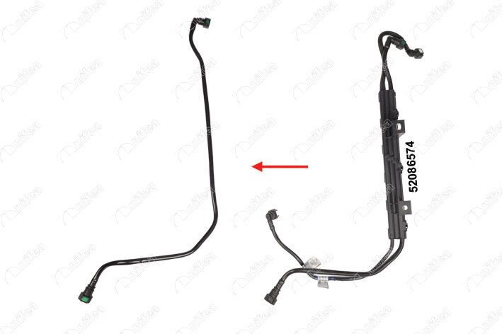 NIFEA 15536 YAKIT BORUSU BRAKET HARIÇ OK ILE GÖSTERILEN HORTUM FIAT FIORINO KOMBI VAN 225 1.3 MTJ