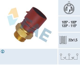 FAE 38040 FAN MÜŞÜRÜ KLİMA VECTRA A ASTRA F OMEGA B CALIBRA CORSA B 105 C. ila 100 C