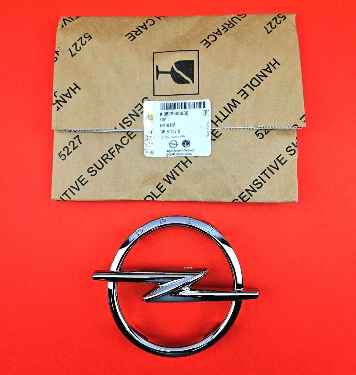 OE-OPEL 9829800980 CORSA F PANJUR ARMASI ÖN OPEL LOGO
