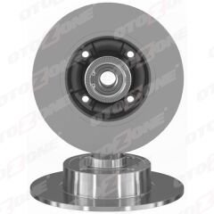 OTOZONE BD1007 ARKA FREN AYNASI RENAULT MEGANE II 02> MODUS 04> CLIO III 05> 240x82.5x4DELİK RULMANLI ABS SENSÖRLÜ
