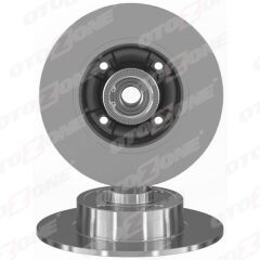 OTOZONE BD1007 ARKA FREN AYNASI RENAULT MEGANE II 02> MODUS 04> CLIO III 05> 240x82.5x4DELİK RULMANLI ABS SENSÖRLÜ