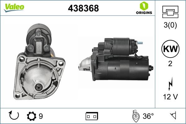 VALEO 438368 MARŞ MOTORU KOMPLE ASTRA H 04>10 ASTRA J 10>15 INSIGNIA A 08>17 VECTRA C 04>08 ZAFIRA B-C 05> 1.9-2.0 CDTI 1.9 DT-DTH-DTL-DTJ 2.0 DTH-DTJ-DT-DTL