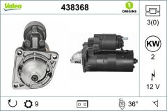 VALEO 438368 MARŞ MOTORU KOMPLE ASTRA H 04>10 ASTRA J 10>15 INSIGNIA A 08>17 VECTRA C 04>08 ZAFIRA B-C 05> 1.9-2.0 CDTI 1.9 DT-DTH-DTL-DTJ 2.0 DTH-DTJ-DT-DTL