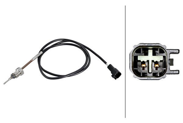 HELLA 6PT358226211 EGZOS SICAKLIK SENSÖRÜ FORD TRANSİT 06> 660mm