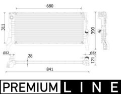 MAHLE CR2310000P MOTOR SU RADYATORU BMW B38 B42 B48 F52 F45 F46 F48 F49 F39 . MINI F57 F54 F60