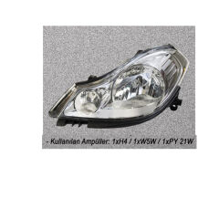 AYFAR 202285 FAR SOL RENAULT SYMBOL II 08> ELEKTRİKLİ MOTORLU H4