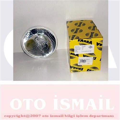 FARBA 10256E FAR REFLEKTÖRÜ DIŞ H4 R12 ÇERÇEVELİ
