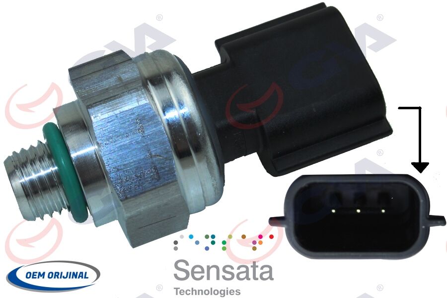 GVA 5314115 KLİMA BASINÇ MÜŞÜRÜ 3 FİŞ CLIO 4 12- MASTER 10- MEGANE 09- DUSTER 10-
