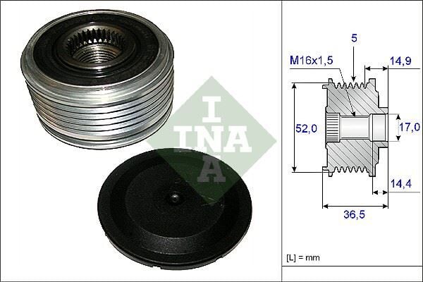 INA 535012910 ALTERNATOR KASNAGI MERCEDES W169 W245