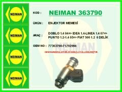 NEIMAN 363790 ENJEKTOR MEMESİ DOBLO 1.4 04 > IDEA 1.4-LINEA 1.4 07 > PUNTO 1.2-1.4 05 > FIAT 500 1.2 6 DELİK