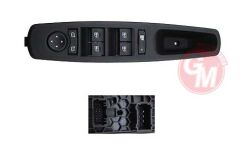 GUA 41416 CAM AÇMA ANAHTARI KUMANDA GRUBU RENAULT MEGANE III-FLUENCE DÖRTLÜ MERKEZİ KİLİT DÜĞMELİ AYNA AY ARLI