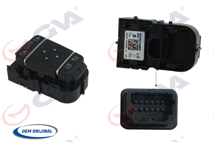 GVA 8014852 AYNA AYAR DÜĞMESİ CLIO 4 OTOMATİK KATLAMALI