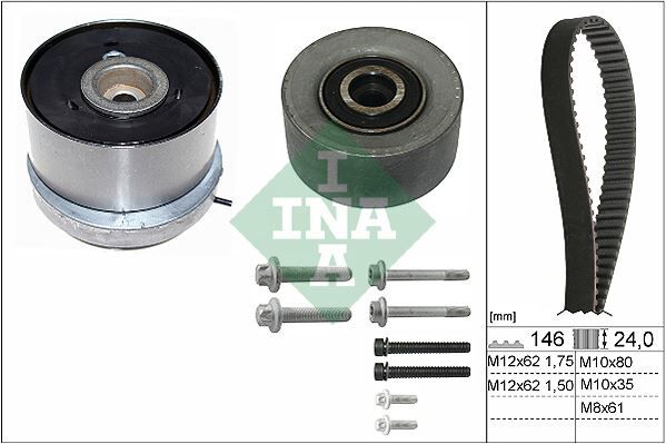 INA 530072410 EKSANTRİK GERGİ KİTİ 146x240 ASTRA H-J-INSIGNIA-VECTRA C-CRUZE 1.6-1.8 Z16XEP-XER-A16LET-XER-B16XER