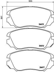 VALEO 671047 ÖN FREN BALATASI INSIGNIA A 08>17 MALIBU 12> SAAB 9.5 10>12 296 mm 16 İNÇ JANT