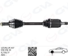 GVA 4499186 KOMPLE AKS ÖN SOL BMW X5 E70 X6 E71 E72 637MM