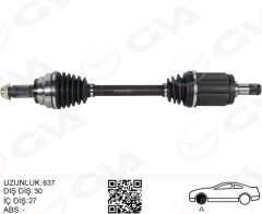 GVA 4499186 KOMPLE AKS ÖN SOL BMW X5 E70 X6 E71 E72 637MM