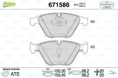 VALEO 671586 FREN BALATASI ON BMW E60 E61 E63 E64 E65 E66