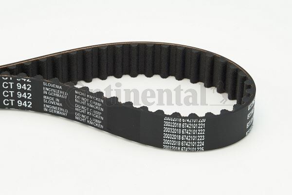 CONTI CT942 TRİGER KAYIŞI EKSANTRİK KAYIŞI HYUNDAI ACCENT ADMIRE ERA 1.5L G4EB 01-> 1.4L 1.6L G4ED G4EE 01-10 / GETZ 1.4L 06-10/ MATRIX ELANTRA 1.6L 01-06 / KIA RIO 1.4L 1.6L 06-10 / CERATO 1.6L 04-07 105x220