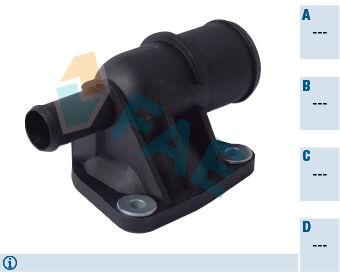 FAE 54315 TERMOSTAT SU FLANŞI KAPAK BOXER-JUMPER-DUCATO-EXPERT-JUMPY-SCUDO-P806-EVASION 1.9D XUD9-XUD9TE