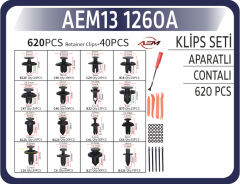 AEM13 1260A KLIPS SET APARATLI 620 ADET