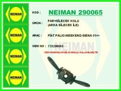 NEIMAN 290065 FAR SİLECEK KOLU FİAT PALIO WEEKEND-SIENA 01 > ARKA SİLECEK İLE