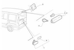 ARKA PLAKA LAMBASI DOBLO I-II-FIORINO-BIPPER-NEMO İKİ KAPI DUYLU AMPÜLLÜ