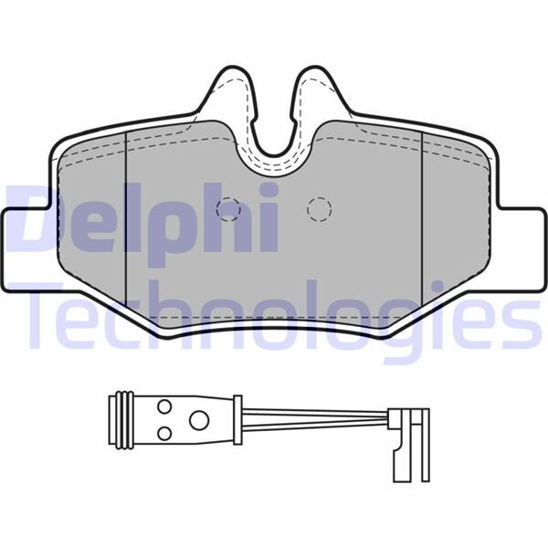 DELPHI LP1939 FREN BALATASI ARKA MERCEDES VITO W639