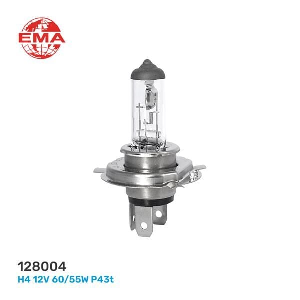 EMA 128004 HALOGEN AMPUL H4 12V 60/55W P43t