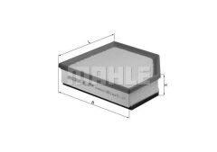 MAHLE LX1593.2 HAVA FİLTRESİ