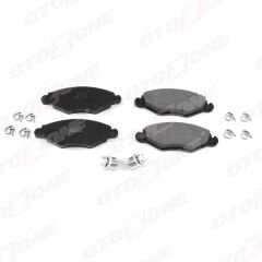 OTOZONE FDO4012-R ÖN FREN BALATASI PEUGEOT P206 1.4 1.6 09/98> P306 1.4 1.6 5/93> KULAKLARI DELİKSİZ civata takı mlı