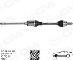 GVA 4499198 KOMPLE AKS ÖN SAĞ BMW X5 E70 F15 X6 F16 E71 E72 973MM