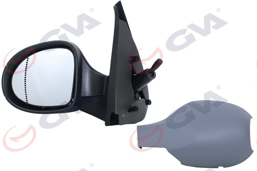 GVA 1014175 DIŞ DİKİZ AYNASI SOL SYMBOL THALIA 08> MEKANİK ASTARLI ASFERİK VM-6124PAL