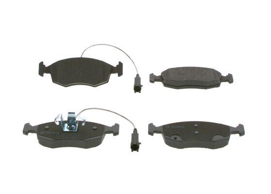 BOSCH 0986494463 ÖN FREN BALATASI FIAT 500 10> 500 C 12> PUNTO 09> PUNTO EVO 09> K:17.1 MM G:149.3 MM