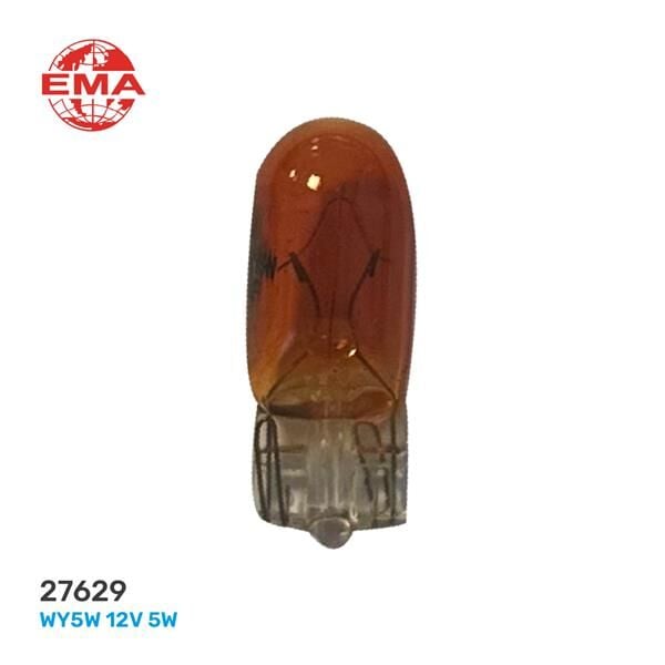 EMA 27629 BÜYÜK DİPSİZ AMPÜL AMBER 27169 12V 5W SARI