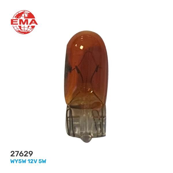 EMA 27629 BÜYÜK DİPSİZ AMPÜL AMBER 27169 12V 5W SARI