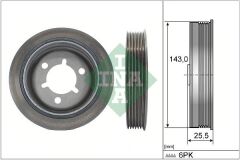 INA 544014510 KRANK KASNAĞI PEUGEOT P206-P207-P301-P307-PARTNER-BIPPER CITROEN BERLINGO-NEMO-C2-C3-C4-XSARA 1.4 1.6 I 16V 08>