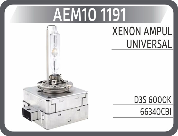 AEM10 1191 XENON AMPUL D3S 6000K