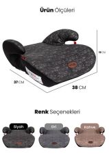 AFT MOJ15303178-G BEBEK KOLTUK YÜKSELTİCİ BODSTER GRİ YAŞ GRUP II-III/15-36 KG