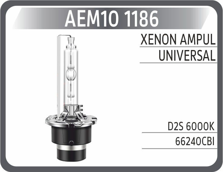 AEM10 1186 XENON AMPUL D2S 6000K