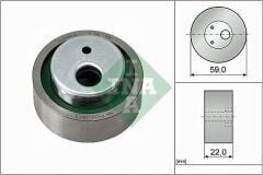 INA 531003010 EKSANTRİK GERGİ RULMANI BERLINGO 1.4-SAXO 1.4-1.6-P106 1.3-1.4-P206 1.4-P306 1.4-PARTNER 1.4 96-