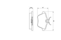 VALEO 670581 ARKA FREN BALATASI ALFA ROMEO 156 97>05 166 98>07 164 93>98 LANCIA KAPPA 95>01