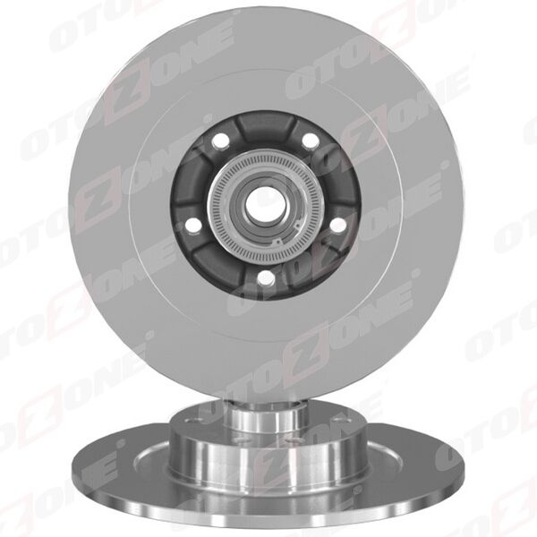 OTOZONE BD1009 ARKA FREN AYNASI RENAULT LAGUNA III 07>15 LATITUDE 11> 300x11x9.5x5DELİK RULMANLI ABS SENSÖRLÜ