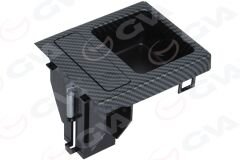 GVA 9103624 BOZUK PARA KUTUSU ORTA KONSUL KARBON FİBER SIYAH BMW E46 98>06