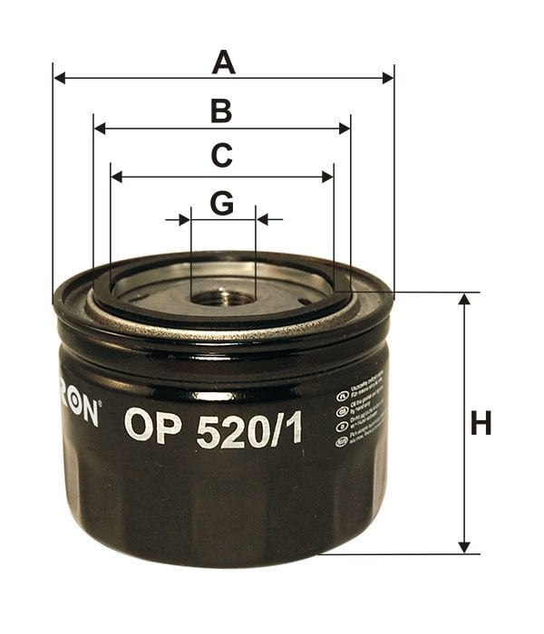 FILTRON FILT OP 520/1 RENAULT 12 / LADA YAG FILTRESI