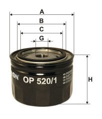 FILTRON FILT OP 520/1 RENAULT 12 / LADA YAG FILTRESI
