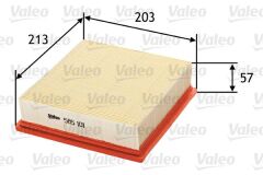 VALEO 585101 HAVA FİLTRESİ DOBLO 10>LINEA 07>PUNTO 05>MITO 08>COMBO 12>CORSA D 10>1.2-1.3D-1.6D-1.7D